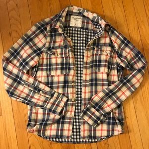 A&F 100% cotton flannel